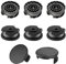 Viilich 6 Stück Rasentrimmer Fadenspulen Für Bosch Rasentrimmer Bosch ART 23 SL/ART 26 SL,Nylon Ersatzspule(F016800569+F016800385),mit 2 Stück Trimmer Spool Cap(F016F04557),Ersatzfadenspule