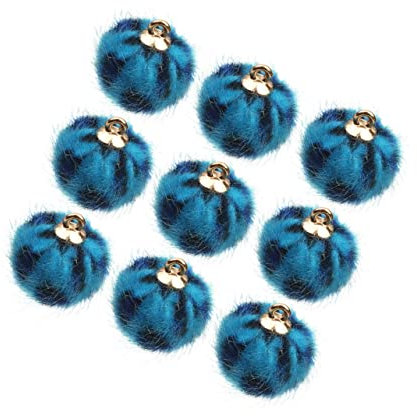 LALAFINA 24st Anhänger Für Die Herstellung Von Ohrringen Pompom Selber Machen Ohrring Machen Anh?nger Charm-perlen Damen Schmuck Armband Mini-pompons Mini Bommel Fräulein Flauschige Zubehör