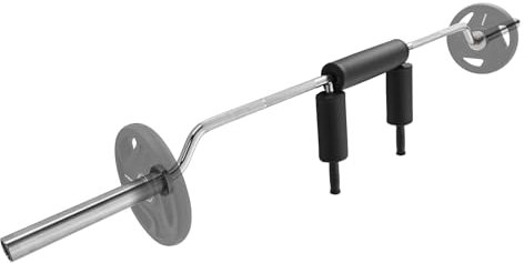 VEVOR Gewichtsstange Hantelstange 2210 mm Gesamtlänge, Langhantel Gewichtsstab Aufbewahrungsständer 315 kg Tragfähigkeit, Curlhantelstangen Gewichtsstange Stahl,Langhantelset, Hanteln, Krafttraining