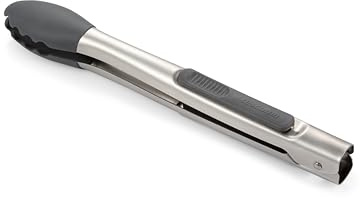 Tescoma 428733 Pinza Barbecue n Metallo con terminali in Silicone, 30 cm Linea GrandCHEF