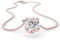 SERASAR Kette Rosegold Damen Schmuck Edelstahl 18 Karat Echtgold Halskette Mädchen Necklace Women choker Valentinstag Geburtstag Geschenke für Frauen