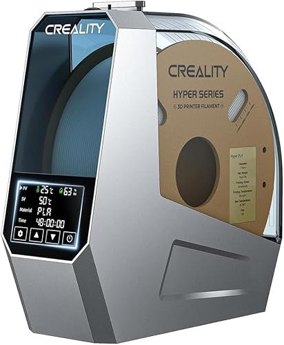 Creality Offizieller Space PI Filament Trockner, 3D-Drucker Dryer Box mit 360° Heizung, Upgraded Filament Dehydrator für PLA ABS PETG TPU 1.75/2.85mm