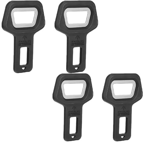 2/4 Stück Zubehör Für Autositze, Gurtschloss Adapter, Universal-Sicherheitsgurt-Clips, Autozubehör Innenraum Stecke, Passend Für Die Meisten Autoteile (4 Stück Größe 1)
