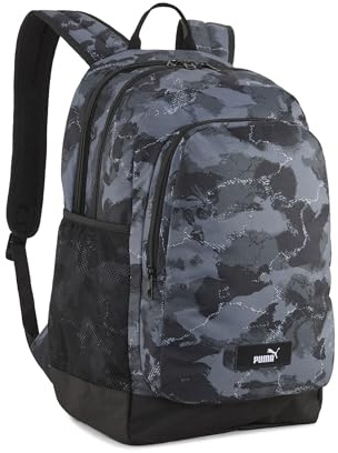 PUMA Erwachsene Academy 29 l Rucksack mit Allover-Print OneSize, Black Camo AOP