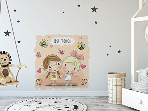 Oedim - Adesivo Decorativo da Parete per Bambini Best Friend 155x155cm