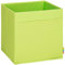 Storanda | Aufbewahrungsbox Regal | Faltbare & Extra Stabile Kallax Boxen Aufbewahrung | Aufbewahrungskorb Regalbox für Würfelregal | Ideal für Zuhause & Kinderzimmer | 33x33x33 cm | Apfelgrün