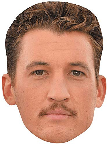 Miles Teller (Moustache) Maske aus Karton