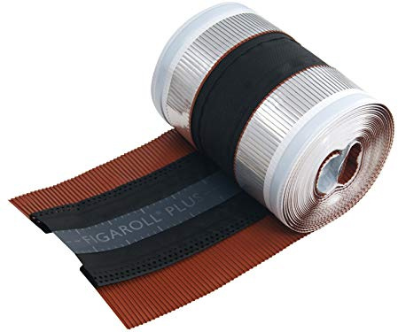 Braas FIGAROLL PLUS Firstband Firstrolle Gratrolle 10m 280-320 mm Ziegelrot | Grat Rollfirst, variable Breite, 4 Farben