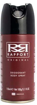 Rapport Deodorant Body Spray, Every-Day Fragrance for Him, 150ml (Classic)