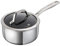 Kuhn Rikon Peak Casserole en acier inoxydable avec couvercle en verre Compatible induction 3 l / 20 cm