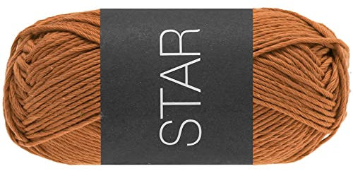 LANA GROSSA Star | Topflappen-Baumwolle | Handstrickgarn aus 100% Baumwolle | 50g Wolle zum Stricken & Häkeln | 90m Garn FB91