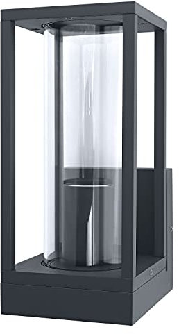 LEDVANCE LED Wandleuchte für 1x E27 Leuchtmittel, Design Leuchte mit Rahmendesign für Aussen für direkte Beleuchtung, aus hochwertigem Aluminium und Glas, ENDURA FRAME Wall E27