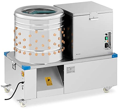 Wiesenfield WIE-PPS-55 Rupfmaschine und Brühkessel für Geflügel Trommel 55 cm 3-4 Hühner pro min Rupfmaschine Brühkessel für Geflügel