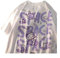 Sawmew Gothic Cartoon Tshirt Damen Harajuku Shirt Oversize Y2k Fashion Oberteile Frauen Punk Skateboard Street Tees Mode Casual Tops Streetwear Girls Anime Kleidung Sommer (Color : White, Size : L)