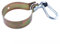Bauster® Crochet de balançoire ovale avec mousqueton 50 mm 80 mm 100 mm 120 mm Collier de balançoire doré galvanisé Support de crochet de balançoire Fixation de balançoire Crochet de manchette rond en