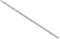 CoCud Solid Carbide Drill Bits, 0.8mm Diameter, Left Hand YG6X (C3/K10) Tungsten Carbide Straight Shank Twist Drill Bits - (Applications: for Stainless Steel Alloy), 1-Piece