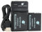 DSTE DMW-BLD10 Li-ion Battery (2-Pack) and Micro USB Charger Compatible for Panasonic Lumix DMC-G3 DMC-GF2 DMC-GX1 Camera as DMW-BLD10 DMW-BLD10PP DE-A93B