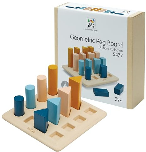 PlanToys Geometrische Stecktafel – Orchard Collection (5477)