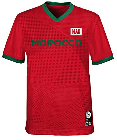 FIFA Maglietta Unisex Ufficiale 2023 dei mondiali di Calcio Giovanile Marocco (Confezione da 1)