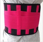 HUFFA Arbeiten Taille Rückenstütze Gürtelband Lendenband Traktionsgerät Zurück Brace Haltung Korrektorträger Corset (Color : Rose red, Size : XXL)