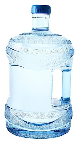 Perfeclan Wasserspeicherkrüge, Wasserspender, Wasserflasche, rund, mit Schraubdeckel, Wasserflaschenträger, Wassertank für, Maschine, Outdoor-Zubehör, 5L Blau