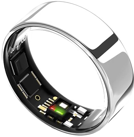 ULTRAHUMAN Ring AIR – Smart Ring für Damen und Herren | Schlaf, Fitness, HRV -Tracking, Stressanalyse & Zyklusüberwachung | Kein ABO | Bis zu 6 Tage Akkulaufzeit | (Größe 6)