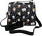 Loungefly Sanrio Hello Kitty Zodiac Allover-Print Crossbody Satchel Handtasche Geldbörse, Schwarz, Medium