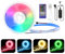 24V COB Striscia LED RGBW, 5m 784LEDs/m Striscia LED RGB+Bianco caldo 3000K dimmerabile con telecomando e alimentatore, Flessibile Multicolore luce Alta Luminosità per Feste, Decorazioni per la casa