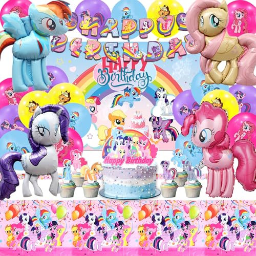 52 Pcs Little Geburtstag Deko, Little Balloons, Little Luftballon Helium, Little Tischdecke, Little Birthday Decorations, Little Luftballon, Deko Kindergeburtstag Little, Little Hintergrund