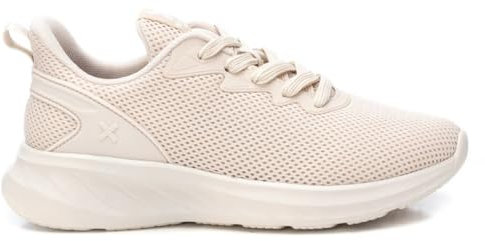 XTI - Zapatilla Mujer Beige - Calzado Cómodo y Versátil - Moda Casual - Modelo 14361802 (Talla 36)