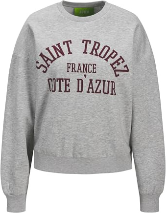 JJXX Damen Jxmerle RLX Short Ls Crew SWT Ln