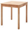 Lomadox Esszimmer Tisch Esstisch 70x70 cm in Wildeiche massiv geölt keilgezinkt, Echtholz/Massivholz
