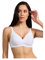 Reggiseno Senza Ferretto in Cotone Elastico, Coppe Preformate Non Imbottite, Spalline Regolabili, Coppa B, Art.2177 (IT, Taglia della Coppa & Taglia della Fascia, B, 2, Bianco)