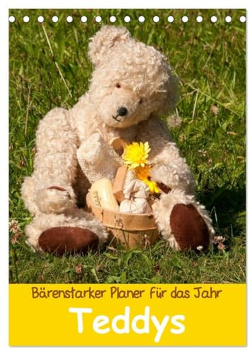Bärenstarker Planer für das Jahr – Teddys (Tischkalender 2026 DIN A5 hoch), CALVENDO Monatskalender: Liebenswerte Teddybären, die das Herz erfreuen (CALVENDO Hobbys)
