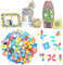 GAESHOW Tessere per Mosaico, Mosaico Di Cristallo Di Colore Misto da 200 g, Tessere Mosaico Piastrelle Mosaico Vetro per Foto, Vasi di Fiori, Specchi e Artigianato