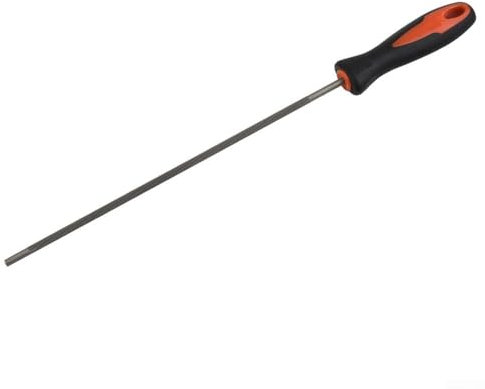 Limes rondes en acier pour réparation de chaîne d'extérieur - Fichiers en acier pour tronçonneuse 3/8 et 404 (4 mm)