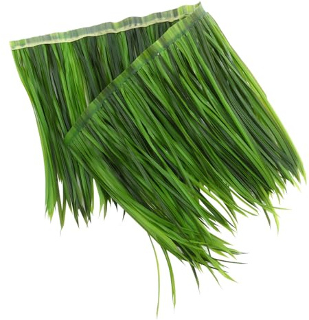 Toyvian Toit Fausse Paille Ignifuge pour Jardin Décoration de Toit de Gazebo Herbe Artificielle pour Aménagement Paysager et Projets DIY