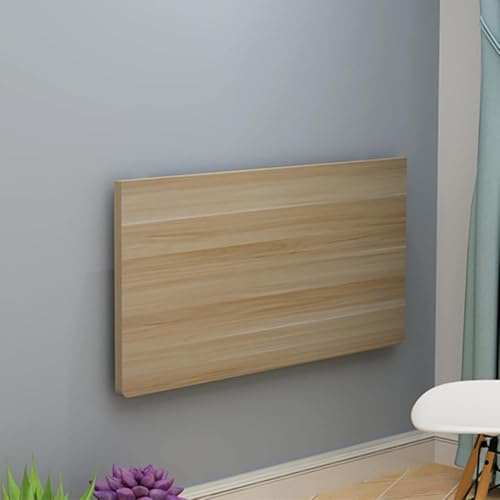 Klappbarer Wandtisch Klappbarer Wandtisch Klappbarer Wandtisch Wandtisch Klappbarer Wandtisch Küche Esstisch Wäschetisch, Wood Color, 100 * 50cm/39 * 20in