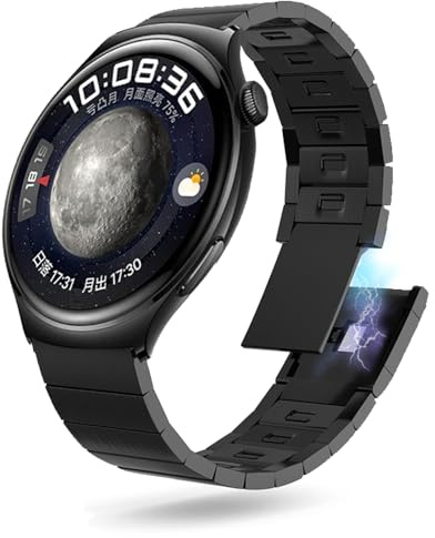 Metall-Magnetband für Watch GT 46 mm/42 mm 2E/pro Active, Edelstahlarmband, Ersatzzubehör