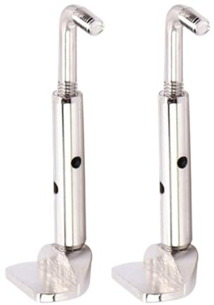 Hoement 2 Stück Kinnhalterschrauben für Violine 3/4 4/4 aus Zinklegierung Einfach zu Montieren Ersatz für Alte oder Defekte Schrauben Violine Zubehör für Musiker