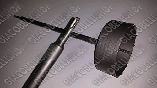 FRESA CAROTATRICE DA 150MM + ASTA SDS PLUS DA 50CM VEDI TUTTO!!!!!!!!!!!