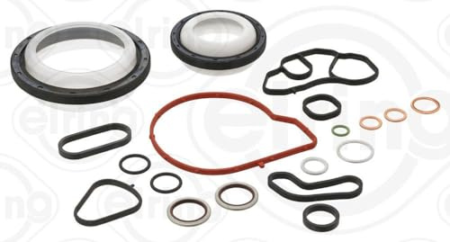 ELRING 376.330 Dichtungssatz Kurbelgehäuse mit Wellendichtring-Kurbelwelle Kompatibel mit MINI Schrägheck R56 | Kompatibel mit: CITROËN C4 Coupe, C4 GRAND PICASSO I, C4 GRAND PICASSO II, C4 I, C4 II, C4 PICASSO I Großraumlimousine