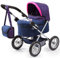 Bayer Design 13054AA Puppenwagen Trendy mit Tasche, höhenverstellbarer Griff, Einhorn, blau, rosa, ‎67 x 40 x 68 cm