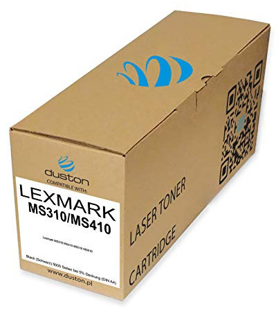 duston 50F2H00, 502H Schwarz Toner kompatibel zu Lexmark MS310 MS410 MS510 MS610