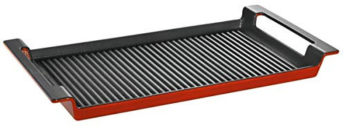 Schulte-Ufer -Grillplatte Rustika 44 x 24 cm rot