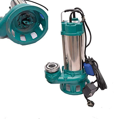 Profi Fäkalienpumpe Tauchpumpe Schmutzwasserpumpe 2,2kW m. Cutter 400l/min.