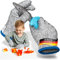 LAUTER SCHUTZ ® pour les enfants: 1 paire de gants de protection contre les coupures PREMIUM - matériau de haute qualité et extensible - Niveau C PROTECTION CONTRE LES COUPURES (taille 2XS (4-6 ans))