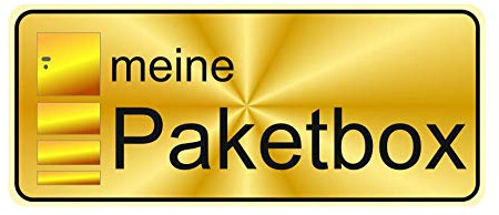 generisch Paketbox Symbol Aufkleber, Abziehbild (R 34/2) w (25 x 11 cm)