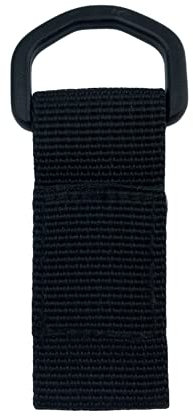 Patch Nation Molle Military Tactical Nylon Gurtband Clip Gürtel Schlüsselband Schnallenhaken (Schwarz)