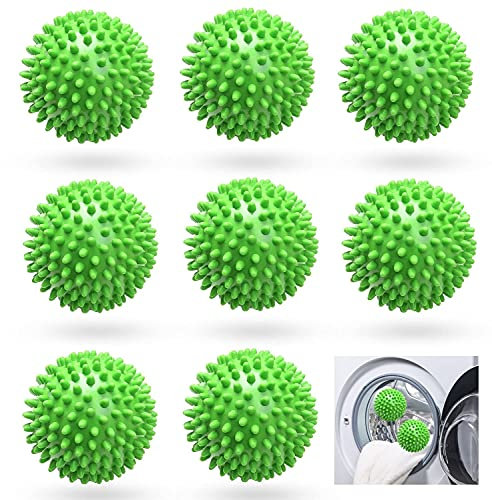 Adiya 4/6 / 8PCS Bola del Secador, Fragancia De Las Bolas De Secador, Bolas De Secador para Secadoras, Bolas para Lavandería Mullida, Bolas De Secador Reutilizables, Lavandería Secadora Calcetines